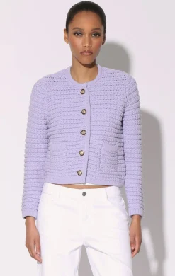 Walter Baker Janis Cardigan, Lavender^Women Jackets