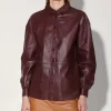 Walter Baker Jaycee Top, Plum - Leather^Women Leather | Tops