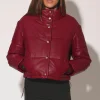 Walter Baker Jesse Jacket, Garnet - Leather^Women Leather | Jackets
