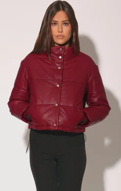 Walter Baker Jesse Jacket, Garnet - Leather^Women Leather | Jackets