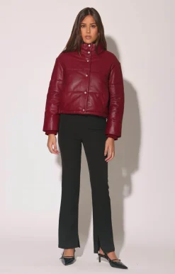 Walter Baker Jesse Jacket, Garnet - Leather^Women Leather | Jackets