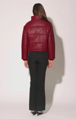 Walter Baker Jesse Jacket, Garnet - Leather^Women Leather | Jackets