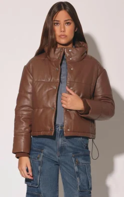 Walter Baker Jesse Jacket, Walnut - Leather^Women Leather | Jackets