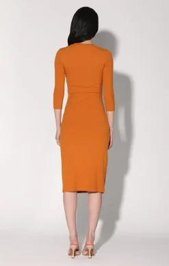 Walter Baker Kalani Dress, Rust^Women Dresses