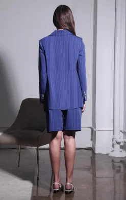 Walter Baker Kendrick Blazer, Royal Blue Pin Stripe^Women Jackets