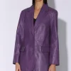 Walter Baker Kira Blazer, Amethyst - Leather^Women Leather | Jackets
