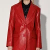Walter Baker Kira Blazer, Red - Leather^Women Leather | Jackets