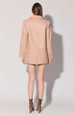 Walter Baker Kira Blazer, Rose Pink - Leather^Women Leather | Jackets