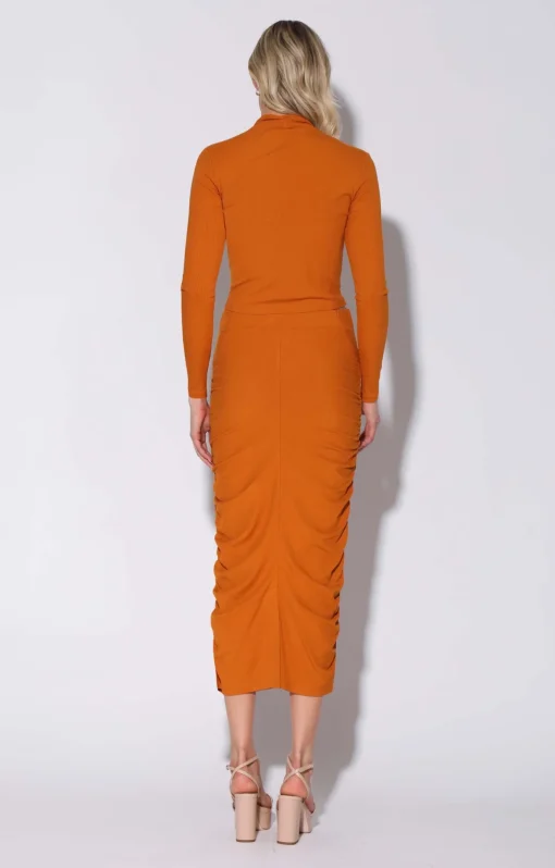 Walter Baker Kody Skirt, Rust^Women Bottoms