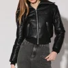 Walter Baker Laylah Jacket, Black - Leather^Women Leather | Jackets