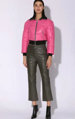 Walter Baker Laylah Jacket, Candy - Leather^Women Leather | Jackets
