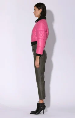 Walter Baker Laylah Jacket, Candy - Leather^Women Leather | Jackets