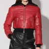 Walter Baker Laylah Jacket, Red - Leather^Women Leather | Jackets