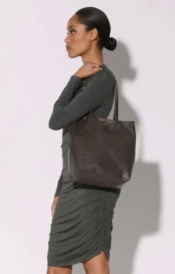 Walter Baker Ledger Tote, Mocha^Women Handbags