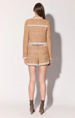 Walter Baker Leondra Jacket, Honey Tweed^Women Jackets