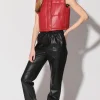 Walter Baker Levie Pant, Black - Leather^Women Leather | Bottoms