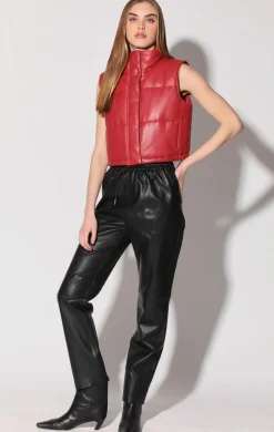 Walter Baker Levie Pant, Black - Leather^Women Leather | Bottoms