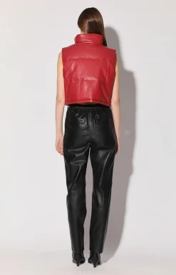 Walter Baker Levie Pant, Black - Leather^Women Leather | Bottoms