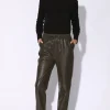 Walter Baker Levie Pant, Moss - Leather^Women Leather | Bottoms