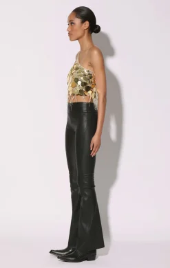 Walter Baker Lexie Pant, Black - Stretch Leather^Women Leather | Bottoms