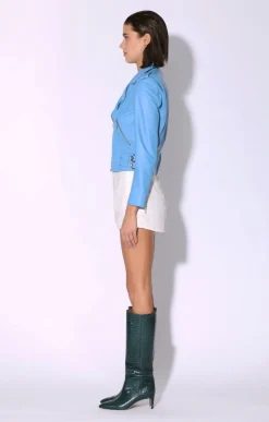 Walter Baker Liz Jacket, Bluejay - Leather^Women Leather | Jackets