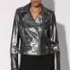 Walter Baker Liz Jacket, Gunmetal - Leather^Women Leather | Jackets