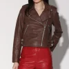 Walter Baker Liz Jacket, Walnut - Leather^Women Leather | Jackets