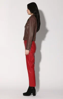 Walter Baker Liz Jacket, Walnut - Leather^Women Leather | Jackets