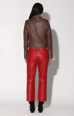Walter Baker Liz Jacket, Walnut - Leather^Women Leather | Jackets