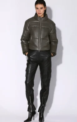 Walter Baker Lorenza Jacket, Moss - Leather^Women Leather | Jackets