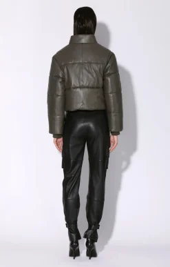 Walter Baker Lorenza Jacket, Moss - Leather^Women Leather | Jackets
