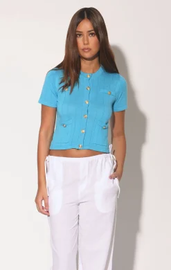 Walter Baker Louise Cardigan, Bright Blue^Women Jackets