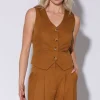 Walter Baker Luanna Vest, Camel^Women Tops