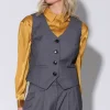 Walter Baker Luanna Vest, Grey^Women Tops