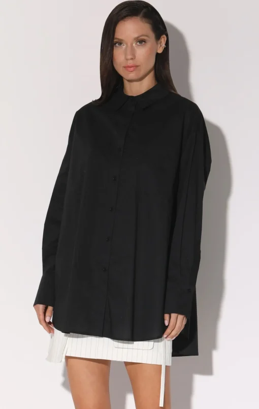 Walter Baker Maddy Top, Black^Women Tops