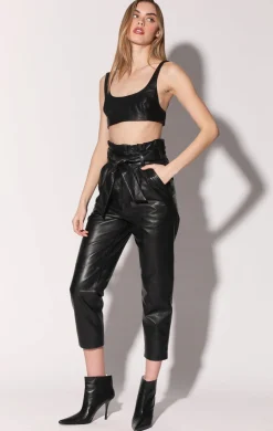Walter Baker Maggie Pant, Black - Leather^Women Leather | Bottoms