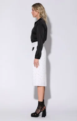 Walter Baker Melany Skirt, Parisian Tweed Combo^Women Bottoms