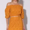 Walter Baker Mirelle Top, Ginger Eyelet^Women Tops