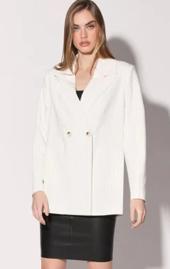 Walter Baker Misha Blazer, Chicago Pin Stripe^Women Jackets