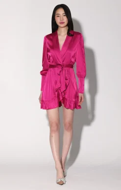 Walter Baker Myra Dress, Deep Pink^Women Dresses