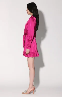 Walter Baker Myra Dress, Deep Pink^Women Dresses