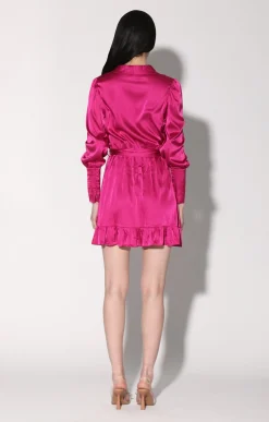 Walter Baker Myra Dress, Deep Pink^Women Dresses