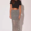 Walter Baker Nelle Skirt, Chevron Crochet^Women Bottoms