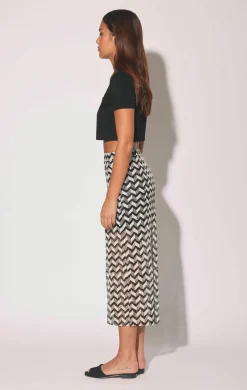 Walter Baker Nelle Skirt, Chevron Crochet^Women Bottoms