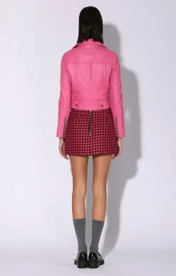 Walter Baker Nicole Jacket, Candy - Leather^Women Leather | Jackets