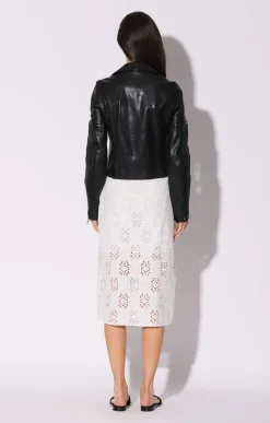 Walter Baker Presley Jacket, Black - Veggie Wash Leather^Women Leather | Jackets