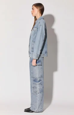 Walter Baker Raelynn Jacket, Light Wash^Women Jackets
