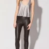 Walter Baker Raquelle Pant, Mocha - Stretch Leather^Women Leather | Bottoms