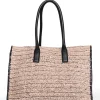 Walter Baker Sailor Raffia Tote, Natural Black^Women Handbags