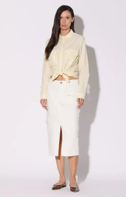 Walter Baker Selene Skirt, White^Women Bottoms